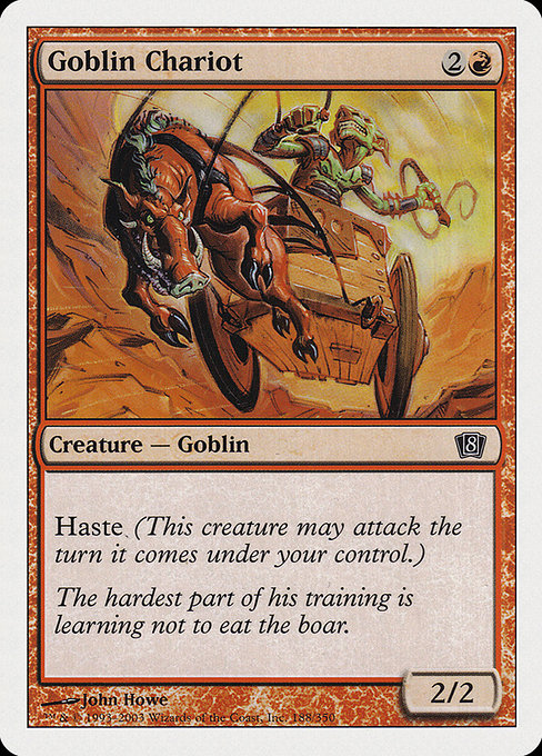 Eighth Edition - 188 - Goblin Chariot - Common - R - Non-foil
