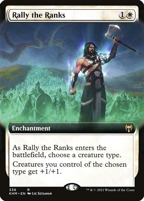 Kaldheim - 336 - Rally the Ranks - Rare - W - Non-foil