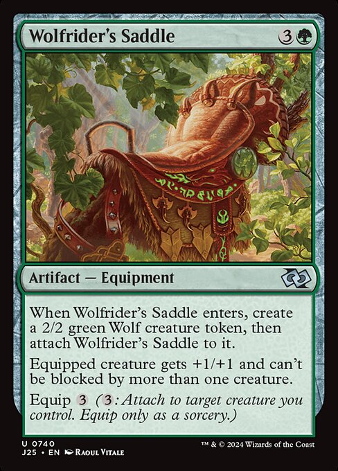 Foundations Jumpstart - 740 - Wolfrider's Saddle - Uncommon - G - Non-foil