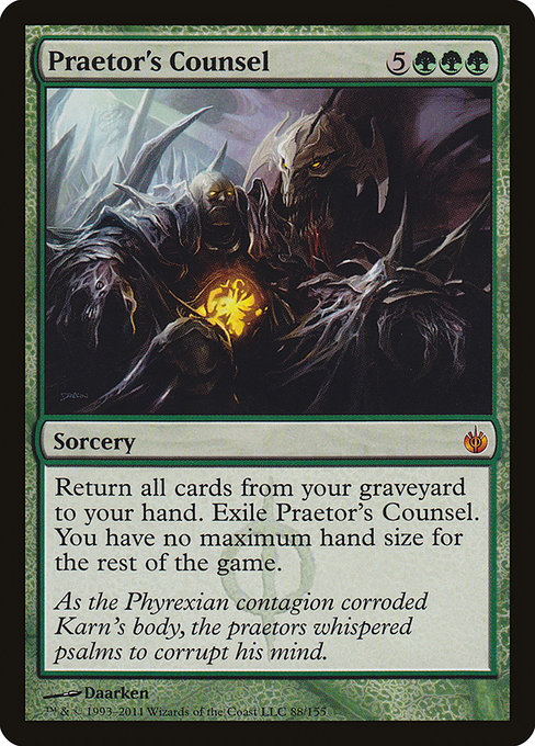 Mirrodin Besieged - 88 - Praetor's Counsel - Mythic - G - Non-foil
