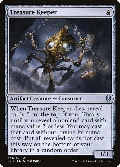 Commander Legends: Battle for Baldur's Gate - 341 - Treasure Keeper - Uncommon - C - Non-foil