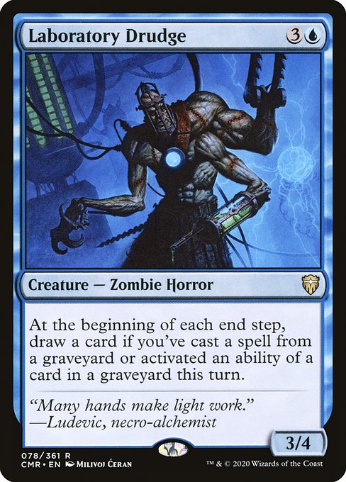 Commander Legends - 78 - Laboratory Drudge - Rare - U - Non-foil