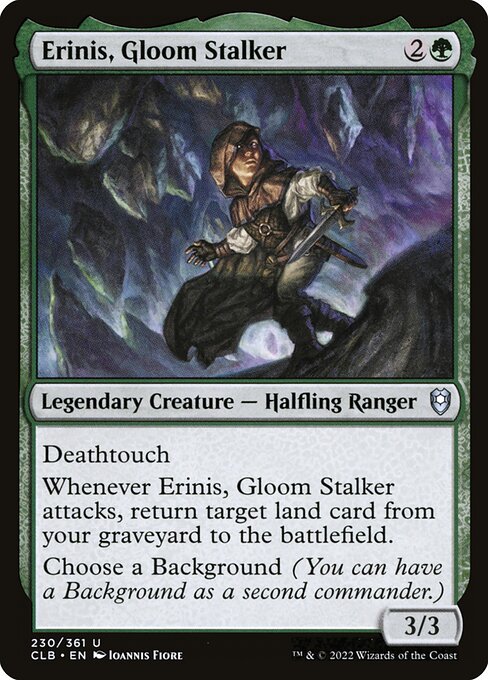 Commander Legends: Battle for Baldur's Gate - 230 - Erinis, Gloom Stalker - Uncommon - G - Non-foil
