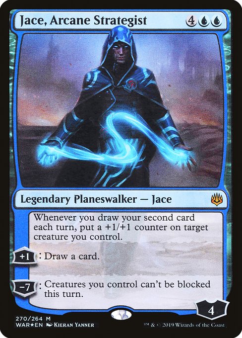 War of the Spark - 270 - Jace, Arcane Strategist - Mythic - U - Foil