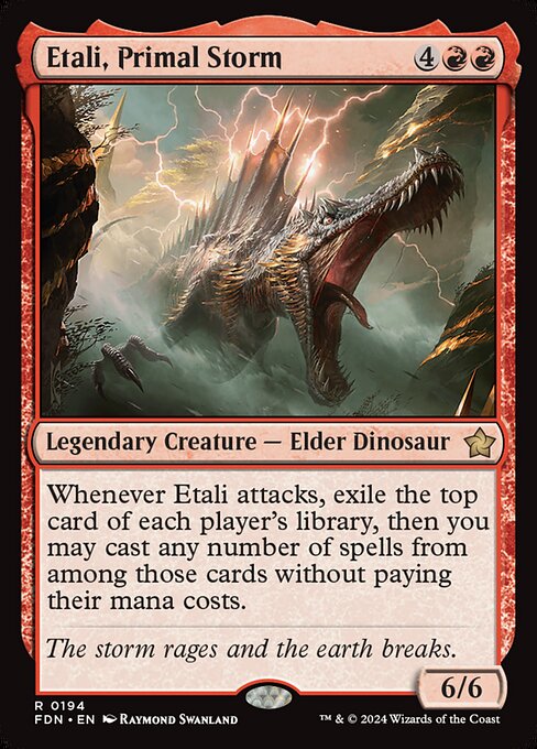 Foundations - 194 - Etali, Primal Storm - Rare - R - Non-foil
