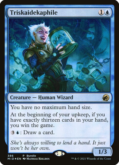 Innistrad: Midnight Hunt - 386 - Triskaidekaphile - Rare - U - Foil - Promo