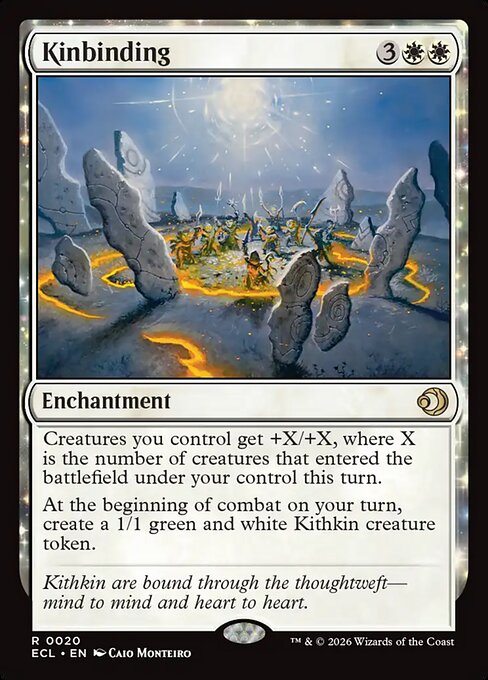 Lorwyn Eclipsed - 20 - Kinbinding - Rare - W - Non-foil