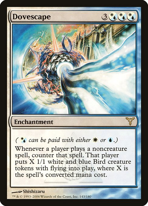 Dissension - 143 - Dovescape - Rare - WU - Non-foil