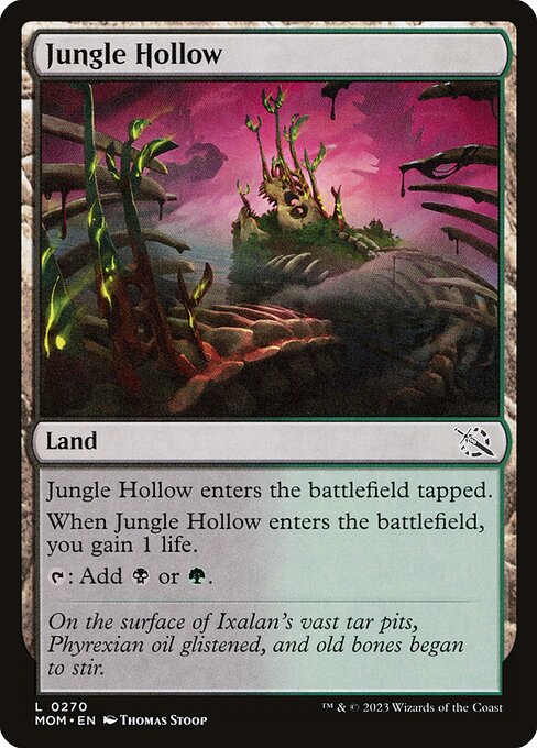 March of the Machine - 270 - Jungle Hollow - Common - C - Non-foil