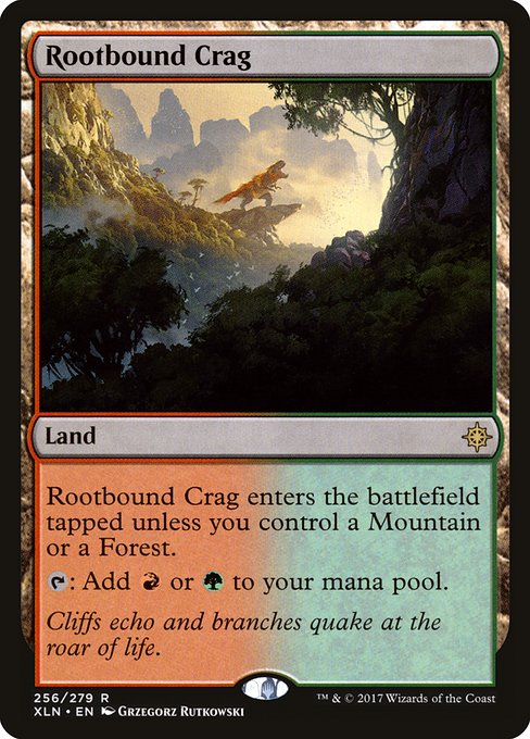 Ixalan - 256 - Rootbound Crag - Rare - C - Foil