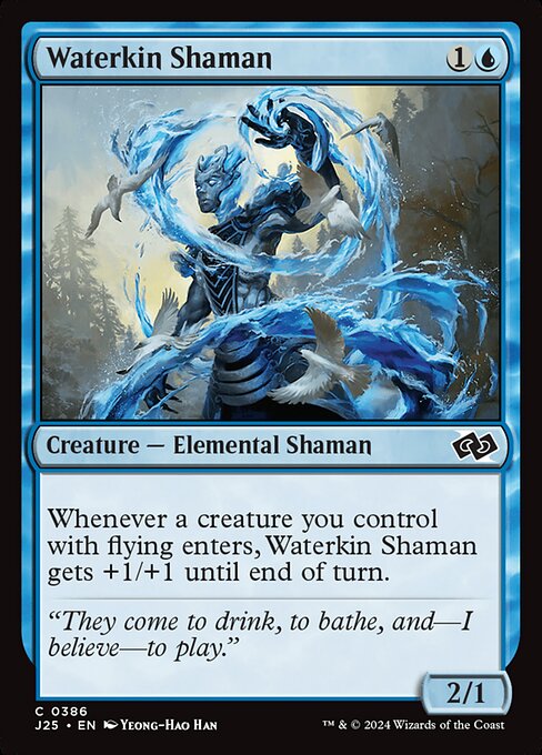 Foundations Jumpstart - 386 - Waterkin Shaman - Common - U - Non-foil