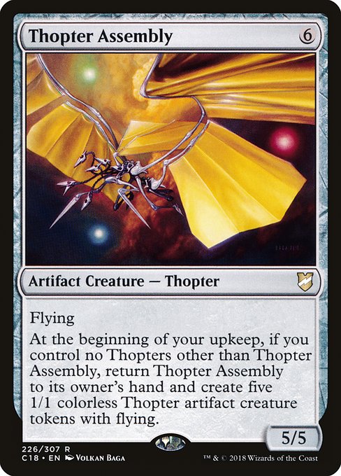 Commander 2018 - 226 - Thopter Assembly - Rare - C - Non-foil