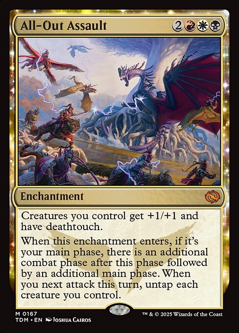 Tarkir: Dragonstorm - 167 - All-Out Assault - Mythic - Multi - Non-foil
