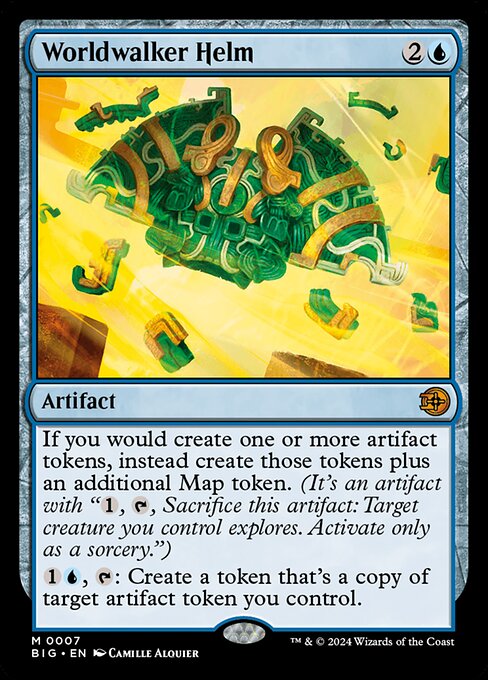 The Big Score - 7 - Worldwalker Helm - Mythic - U - Non-foil