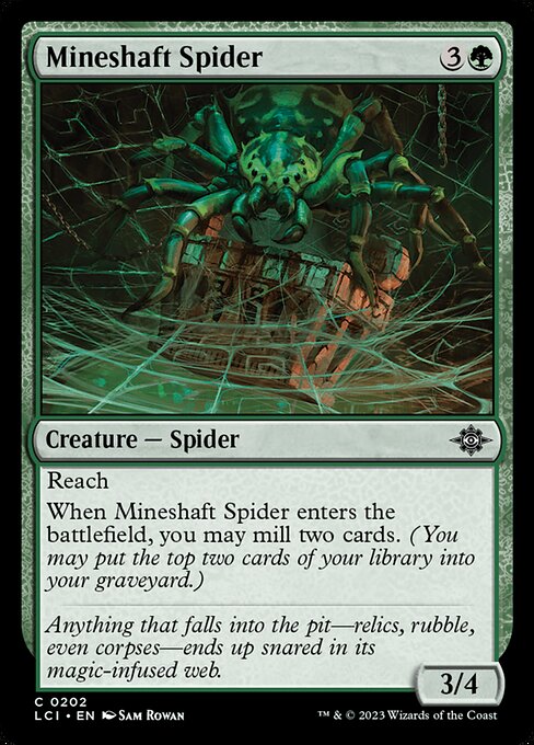 The Lost Caverns of Ixalan - 202 - Mineshaft Spider - Common - G - Non-foil
