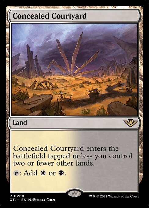 Outlaws of Thunder Junction - 268 - Concealed Courtyard - Rare - C - Non-foil
