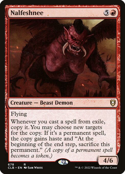 Commander Legends: Battle for Baldur's Gate - 678 - Nalfeshnee - Rare - R - Non-foil