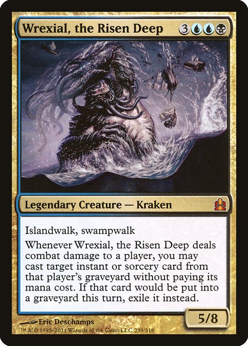 Commander 2011 - 239 - Wrexial, the Risen Deep - Mythic - UB - Non-foil