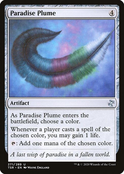 Time Spiral Remastered - 271 - Paradise Plume - Uncommon - C - Non-foil