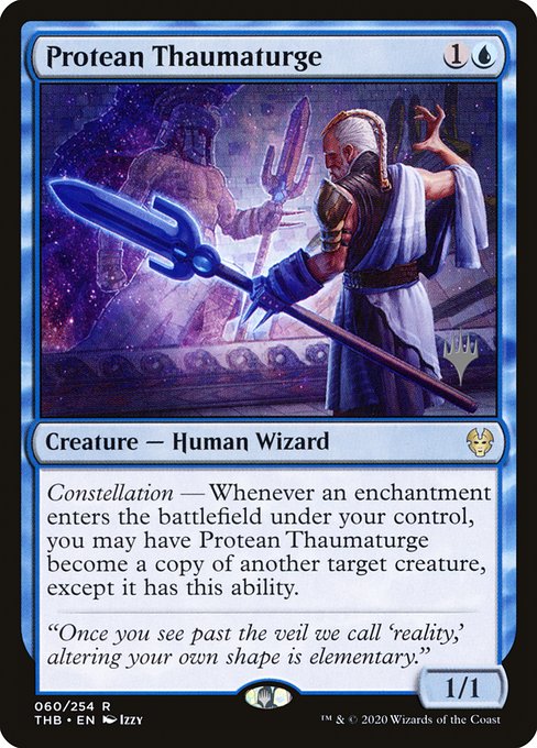 Theros Beyond Death Promos - 60p - Protean Thaumaturge - Rare - U - Non-foil - Promo