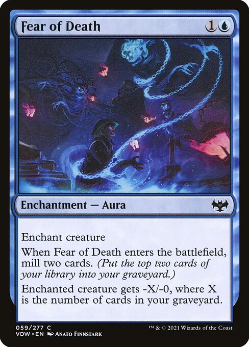 Innistrad: Crimson Vow - 59 - Fear of Death - Common - U - Non-foil