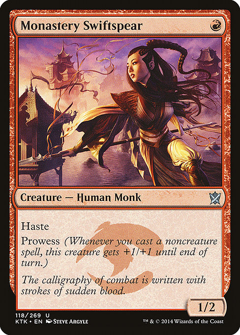 Khans of Tarkir - 118 - Monastery Swiftspear - Uncommon - R - Non-foil