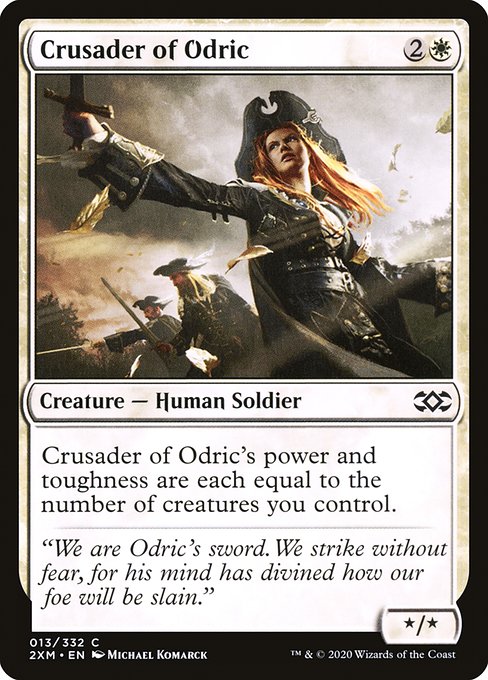 Double Masters - 13 - Crusader of Odric - Common - W - Non-foil