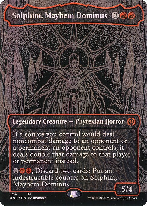 Phyrexia: All Will Be One - 354 - Solphim, Mayhem Dominus - Mythic - R - Foil