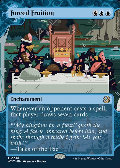Wilds of Eldraine: Enchanting Tales - 18 - Forced Fruition - Rare - U - Foil