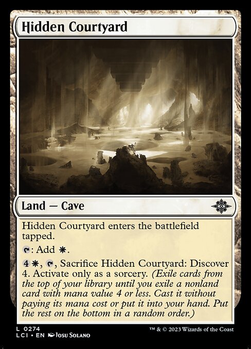 The Lost Caverns of Ixalan - 274 - Hidden Courtyard - Common - C - Non-foil