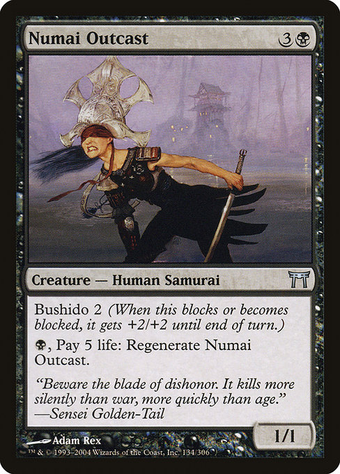 Champions of Kamigawa - 134 - Numai Outcast - Uncommon - B - Non-foil