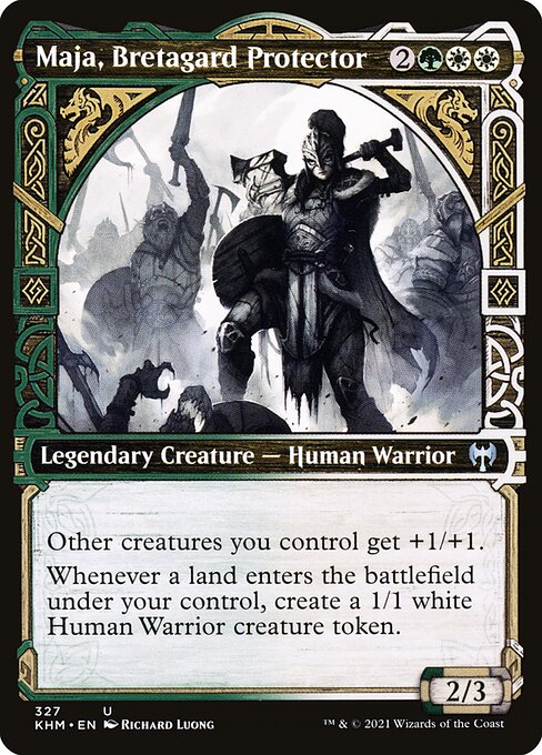Kaldheim - 327 - Maja, Bretagard Protector - Uncommon - WG - Non-foil