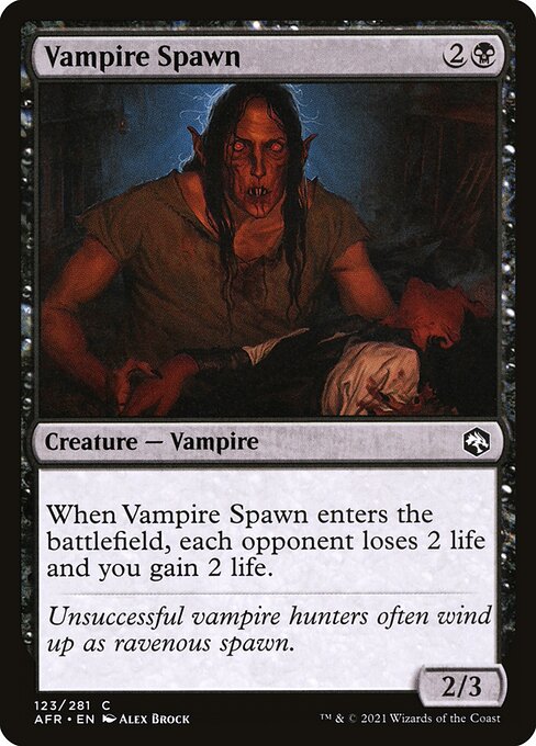 Adventures in the Forgotten Realms - 123 - Vampire Spawn - Common - B - Non-foil