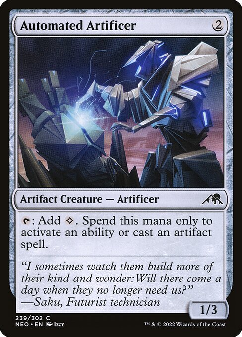 Kamigawa: Neon Dynasty - 239 - Automated Artificer - Common - C - Non-foil