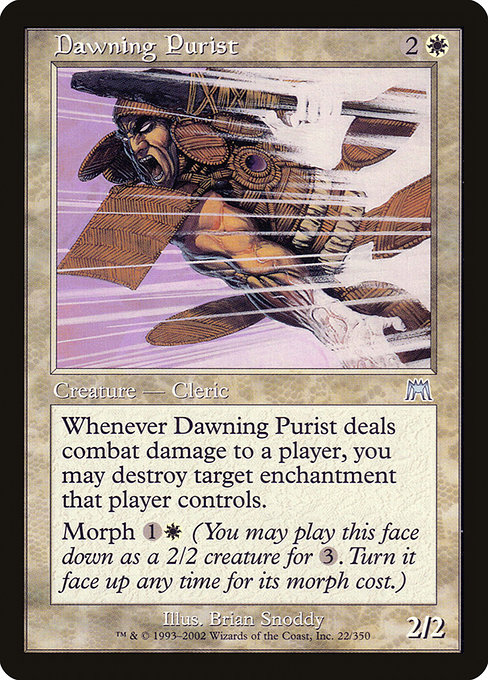 Onslaught - 22 - Dawning Purist - Uncommon - W - Non-foil