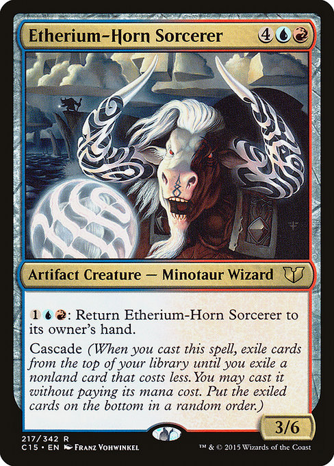 Commander 2015 - 217 - Etherium-Horn Sorcerer - Rare - UR - Non-foil
