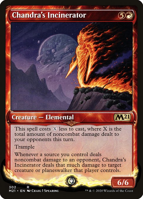 Core Set 2021 - 302 - Chandra's Incinerator - Rare - R - Foil
