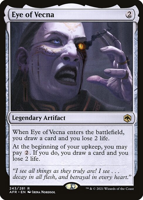 Adventures in the Forgotten Realms - 243 - Eye of Vecna - Rare - C - Non-foil