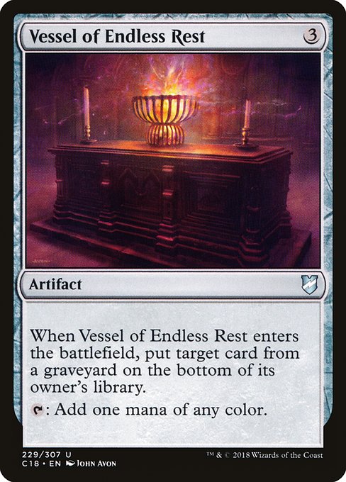 Commander 2018 - 229 - Vessel of Endless Rest - Uncommon - C - Non-foil