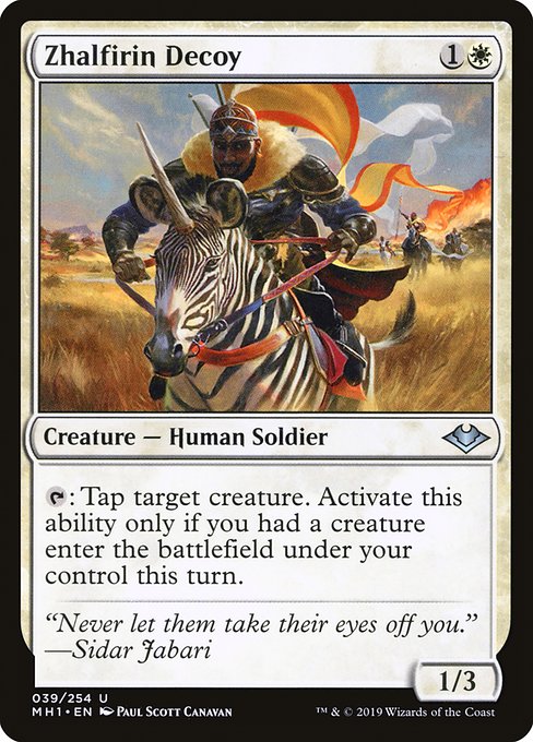 Modern Horizons - 39 - Zhalfirin Decoy - Uncommon - W - Non-foil