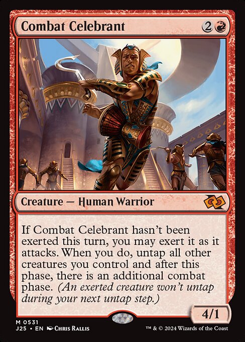 Foundations Jumpstart - 531 - Combat Celebrant - Mythic - R - Non-foil