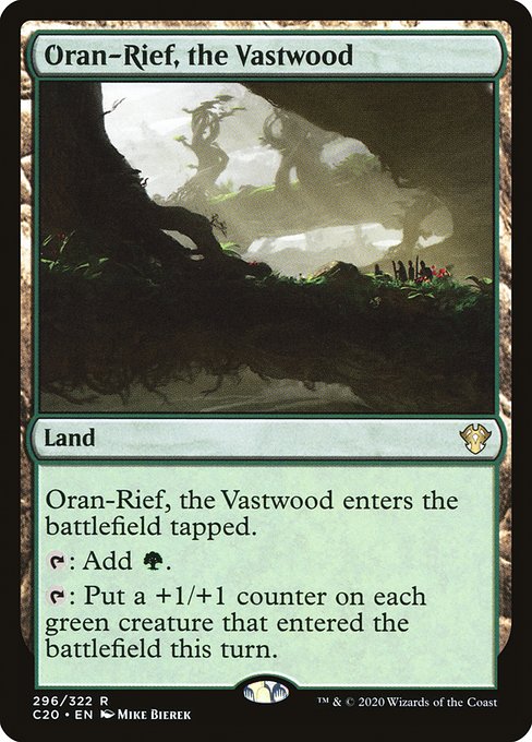 Commander 2020 - 296 - Oran-Rief, the Vastwood - Rare - C - Non-foil
