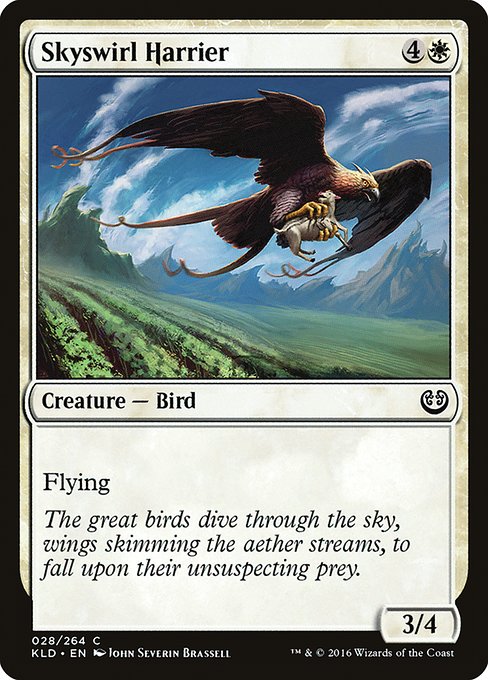 Kaladesh - 28 - Skyswirl Harrier - Common - W - Non-foil