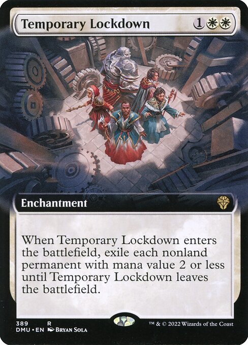 Dominaria United - 389 - Temporary Lockdown - Rare - W - Non-foil