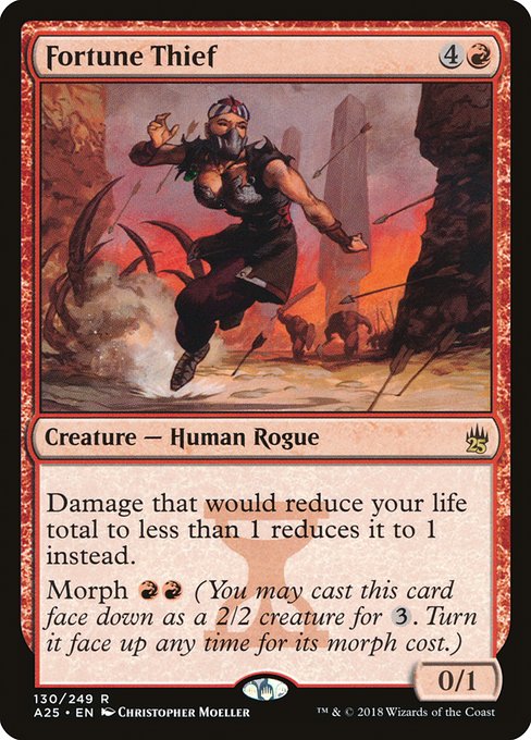 Masters 25 - 130 - Fortune Thief - Rare - R - Foil