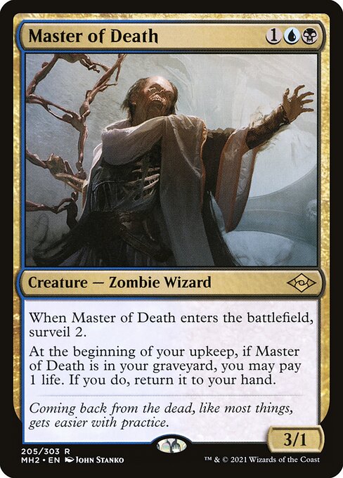 Modern Horizons 2 - 205 - Master of Death - Rare - UB - Non-foil