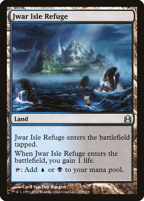 Commander 2011 - 279 - Jwar Isle Refuge - Uncommon - C - Non-foil