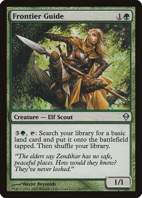 Zendikar - 161 - Frontier Guide - Uncommon - G - Non-foil