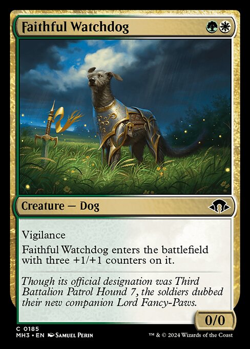 Modern Horizons 3 - 185 - Faithful Watchdog - Common - WG - Non-foil