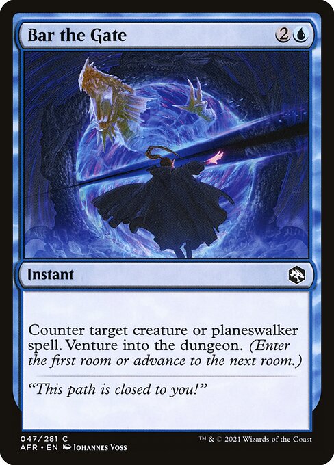 Adventures in the Forgotten Realms - 47 - Bar the Gate - Common - U - Non-foil